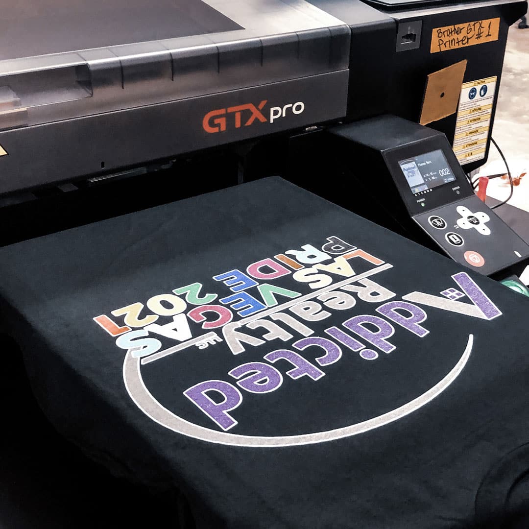 Oz Custom Shirts revs up production with two Brother GTXpro garment printers  