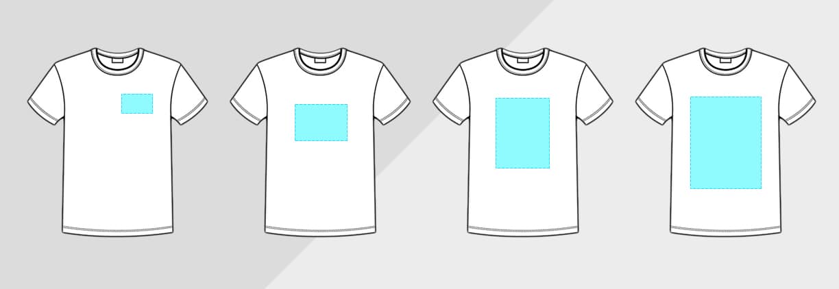 Guide to T-Shirt Design Sizes